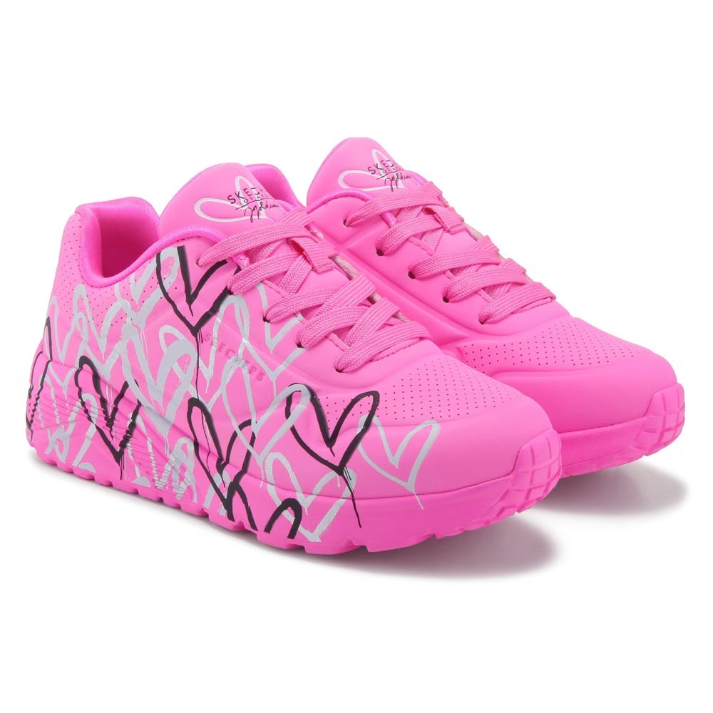 

Jgoldcrown street uno lite кроссовки маленькие/большие дети Skechers, розовый