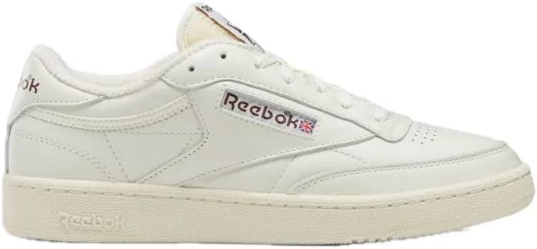 Женские классические нейлоновые кроссовки Reebok, облегающие, на шнуровке, модные, Chalk Alabaster Maroon