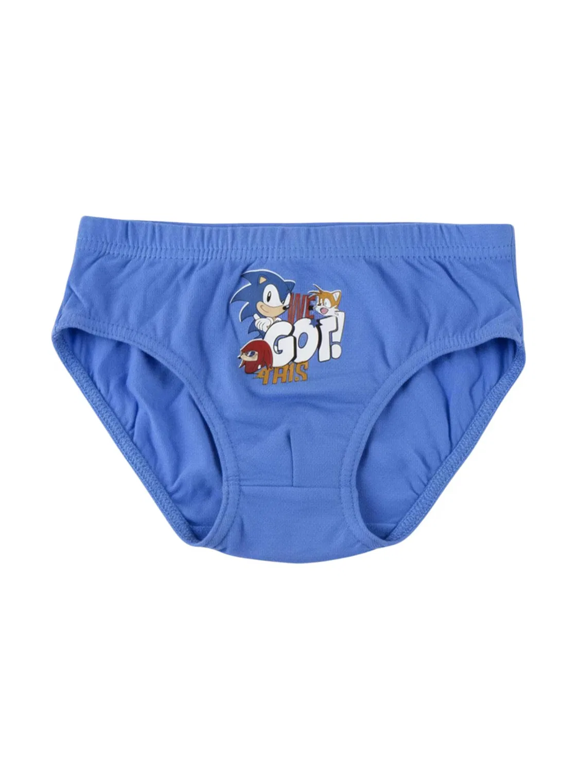 Трусы Disney Jungen Unterwäsche-Set Single Jersey 3-teilig - Sonic синего, красного и белого цвета — фото 2