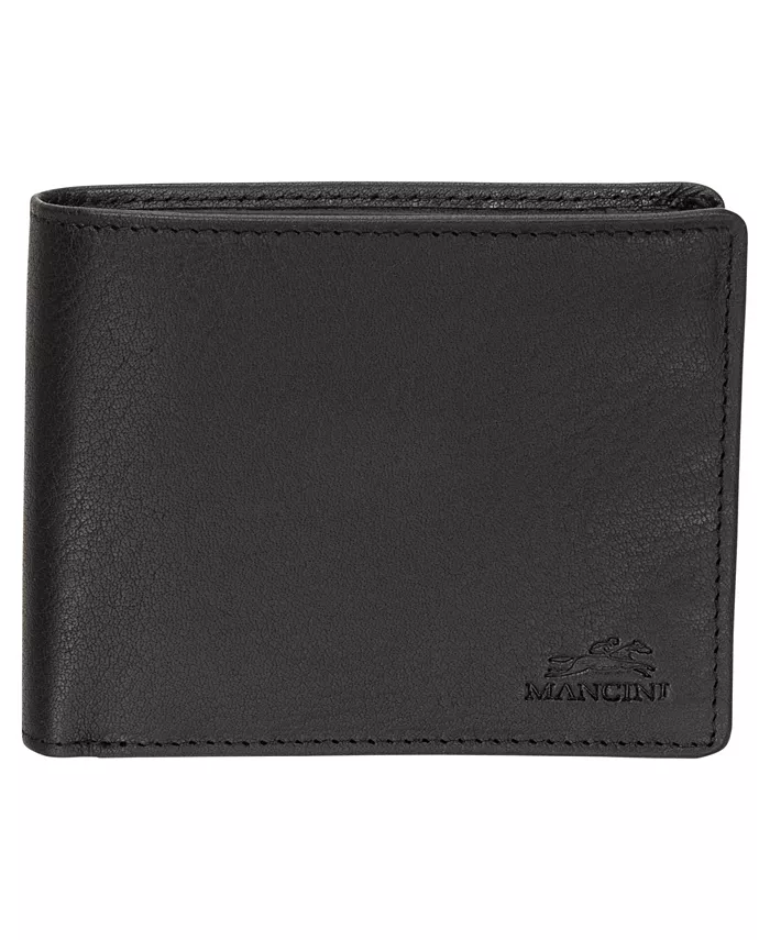 

Мужской кошелек Buffalo RFID Secure Left Wing Billfold Wallet Mancini, черный