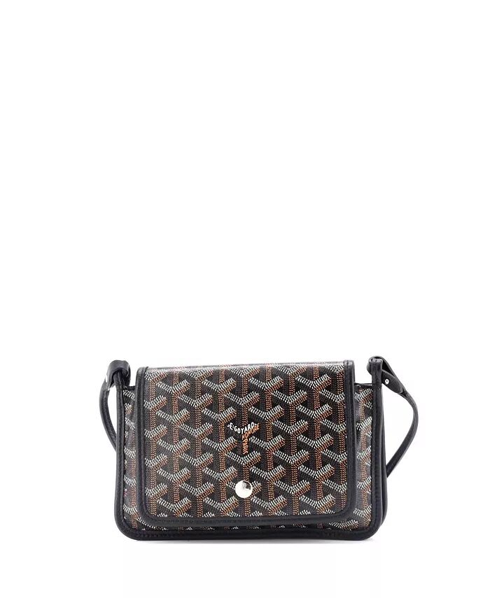

Кошелек-клатч Plumet из покрытого холста Pre-Owned Goyard, черный