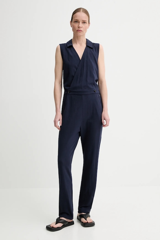 

Хлопковый комбинезон G-Star, темно-синий