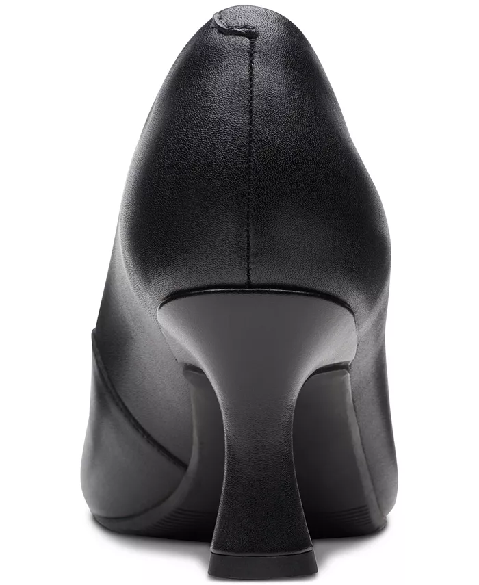 Женские туфли-лодочки Kataleyna Gem с острым носом Clarks, черный — фото 3