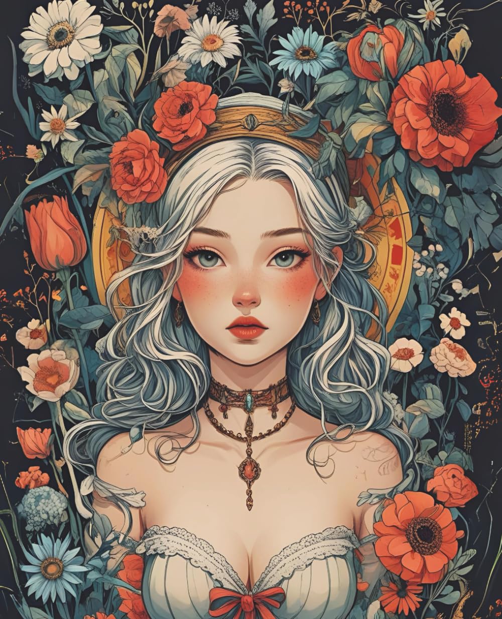 

Anime Girl Journal / Notebook: 110 lined page, glossy cover (Independently published)