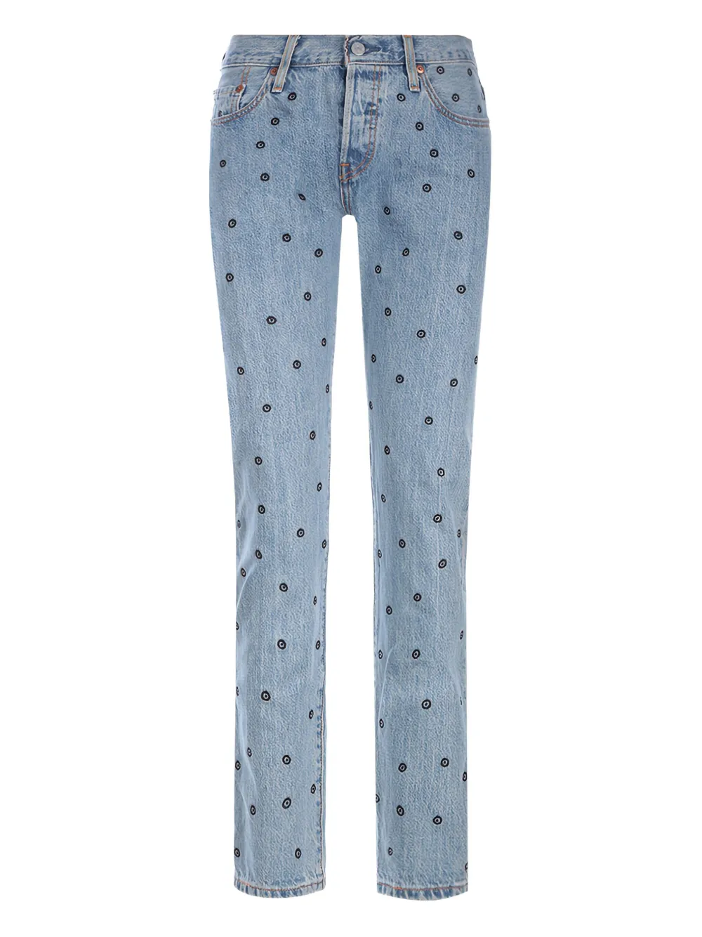 

Джинсы Corso Como с вышивкой из коллаборации с 10 шт Levi's, синий