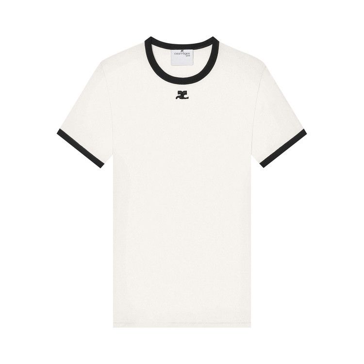 

Футболка Courrèges Signature Contrast T-Shirt, Heritage White