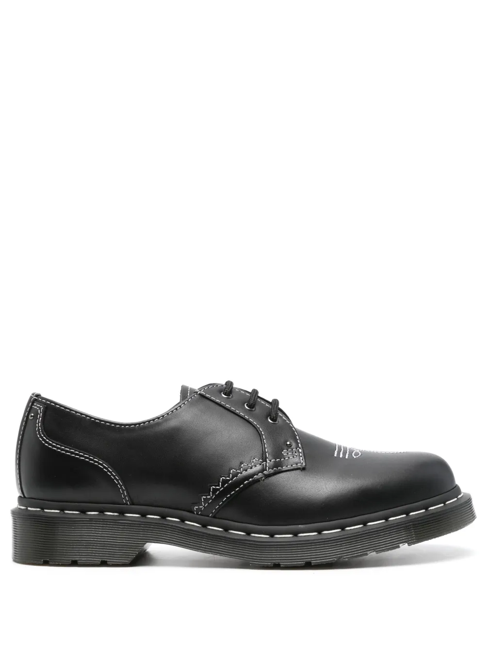 

Туфли дерби с контрастной строчкой Dr. Martens, черный