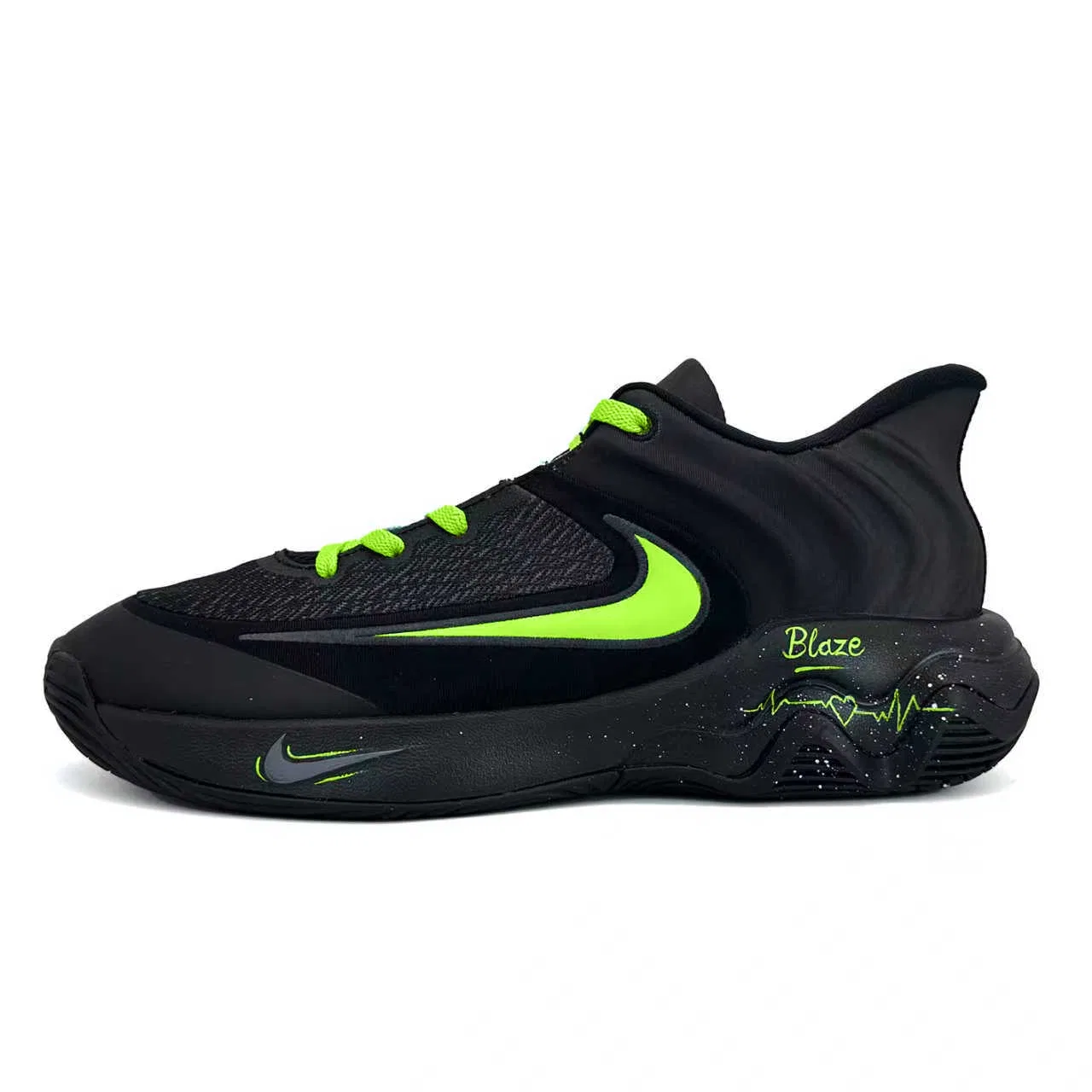Кроссовки баскетбольные Giannis Immortality 4 Black/Green Nike
