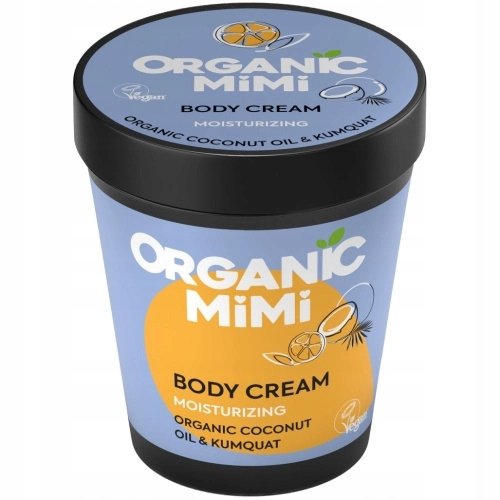 

ORGANIC MiMi Увлажняющий крем для тела Кокос и Кумкват 200 мл