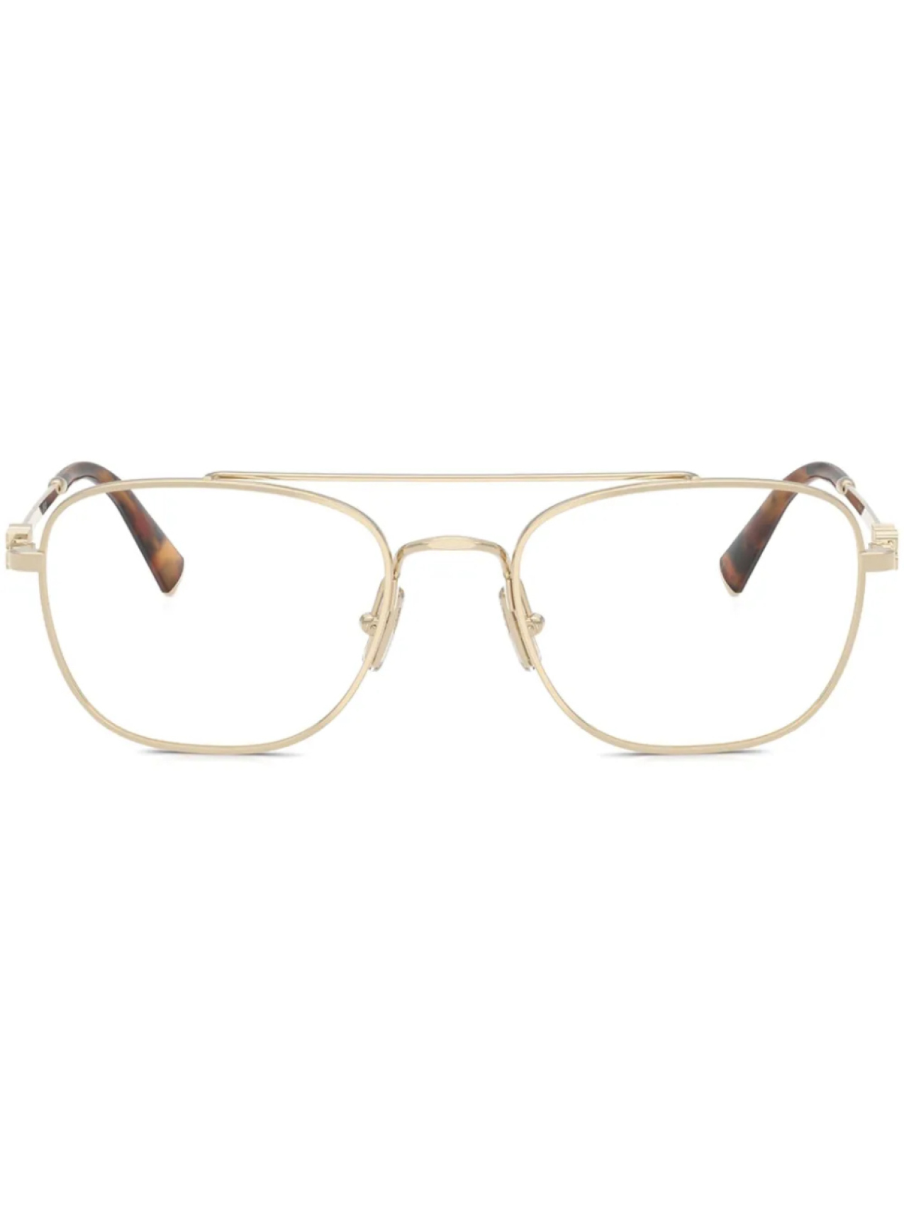 

Miu Miu Eyewear очки в квадратной оправе, золотой