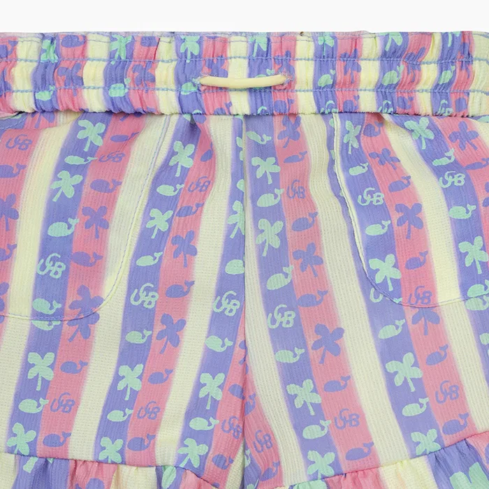 Детские шорты Multi Play горчичного цвета от Benetton Kids — фото 4