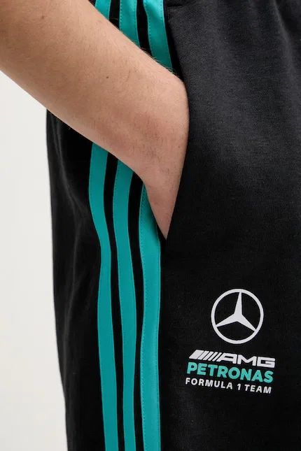 Шорты из коллекции Mercedes Adidas, черный — фото 4