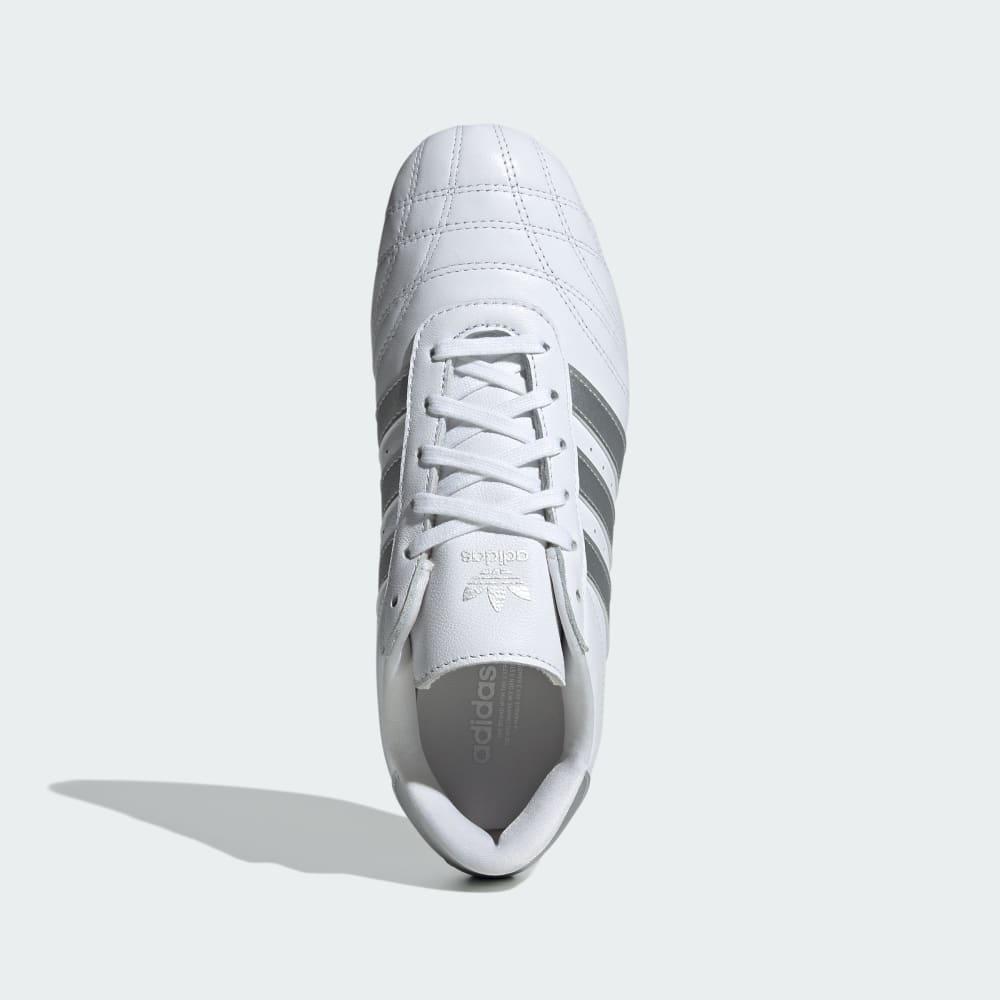 Кроссовки Adidas Taekwondo Lace Shoes, цвет Cloud White/Silver Metallic/Gum — фото 2