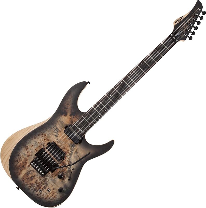 

Электрогитара Schecter Reaper-6 FR S Electric Guitar in Satin Charcoal Burst