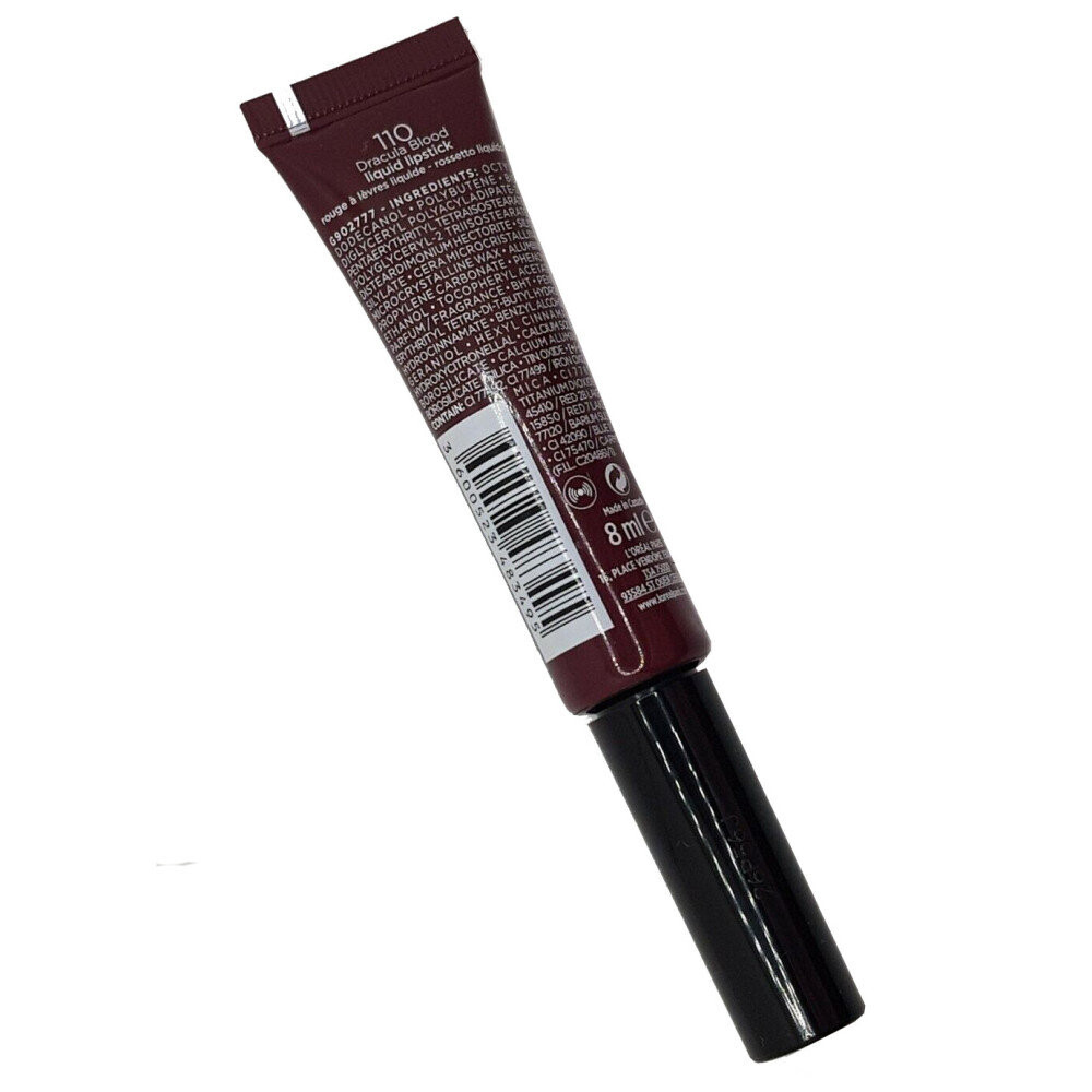 

L'Oreal Paris, Жидкий оранжевый лак-краска для губ Infaillible Lip Paint — 110 Dracula Blood