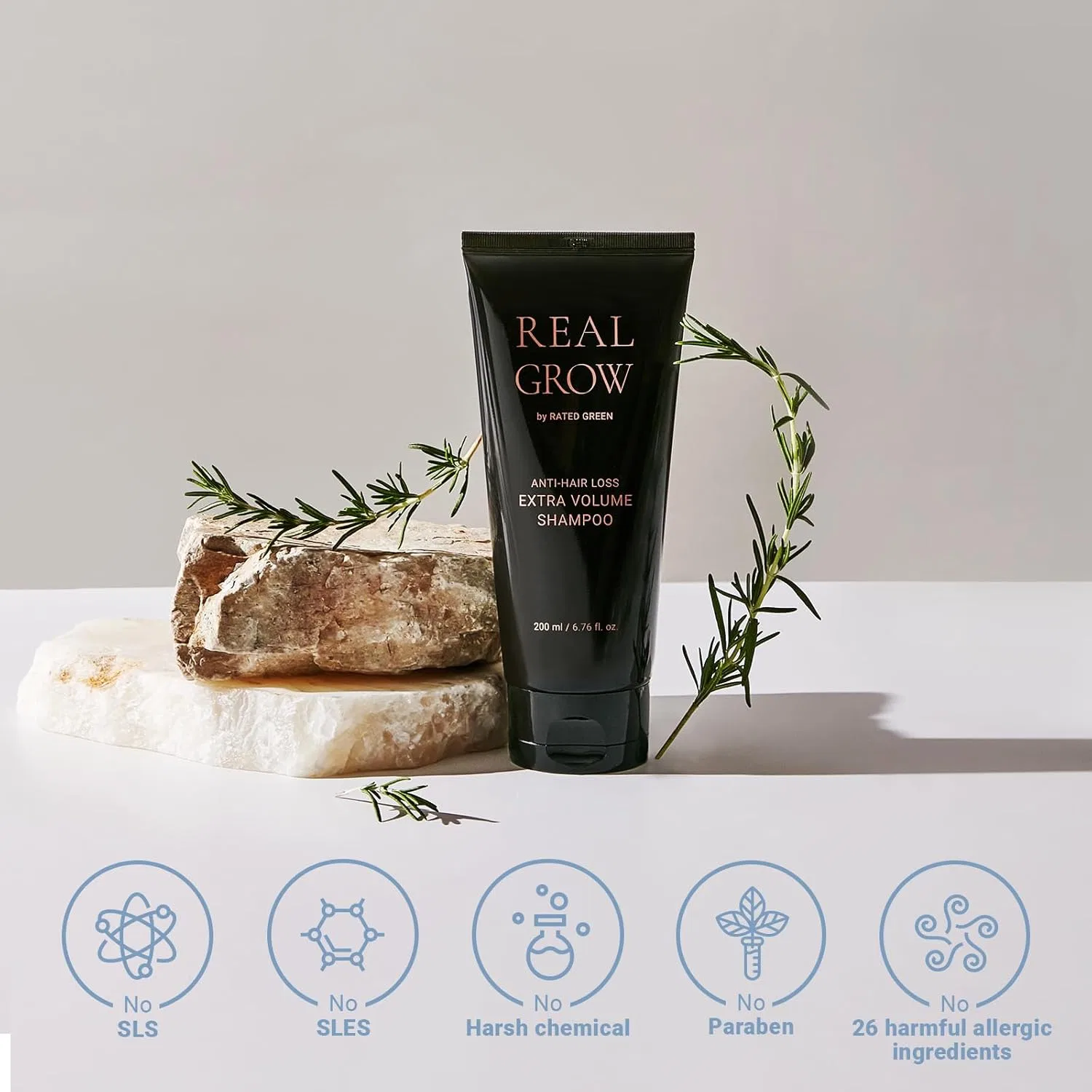 Шампунь «Anti Hair Loss Extra Volume» от Real Grow Rated Green — фото 3
