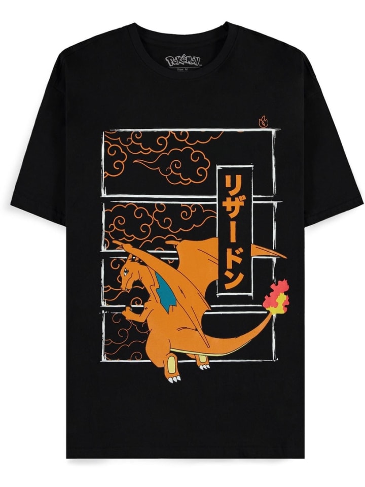 

Футболка Pokémon - Charizard Men's Short Sleeved T-shirt черного цвета Pokémon, Черный, Футболка Pokémon - Charizard Men's Short Sleeved T-shirt черного цвета Pokémon