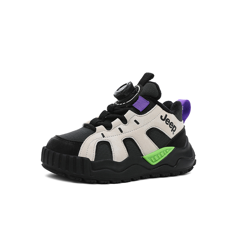 Кроссовки Low top Running Shoes для детей Jeep, cherry blossom розовый/obsidian черный[fleece-lined-upgraded] — фото 4