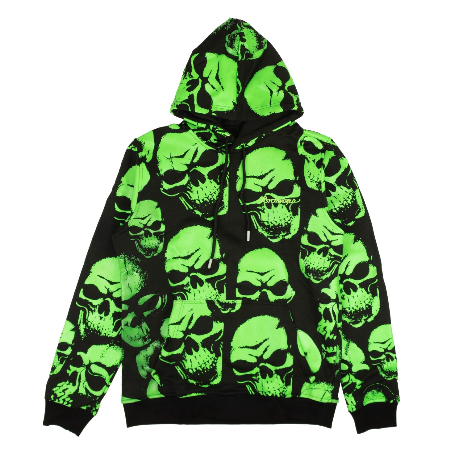 

95-PSY-1001/M PSY_SKULL_HOODIE PSYCHWORLD Толстовка с логотипом черепа, черный