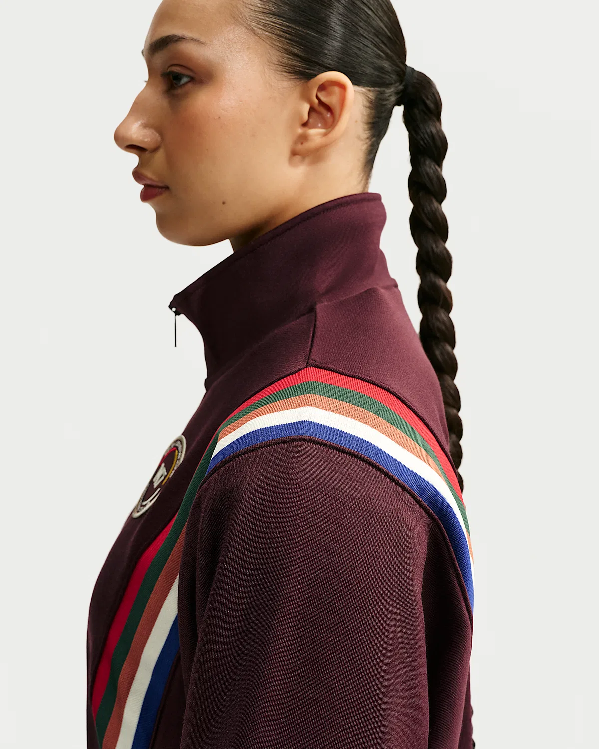 Куртка Nike Sportswear N7, Burgundy Crush — фото 4