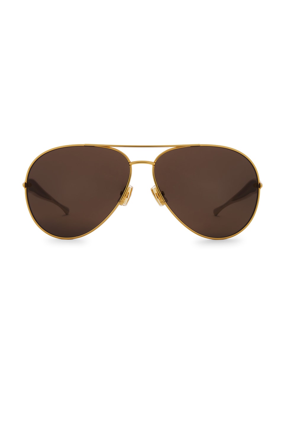 

Солнцезащитные очки Bottega Veneta, gold & brown