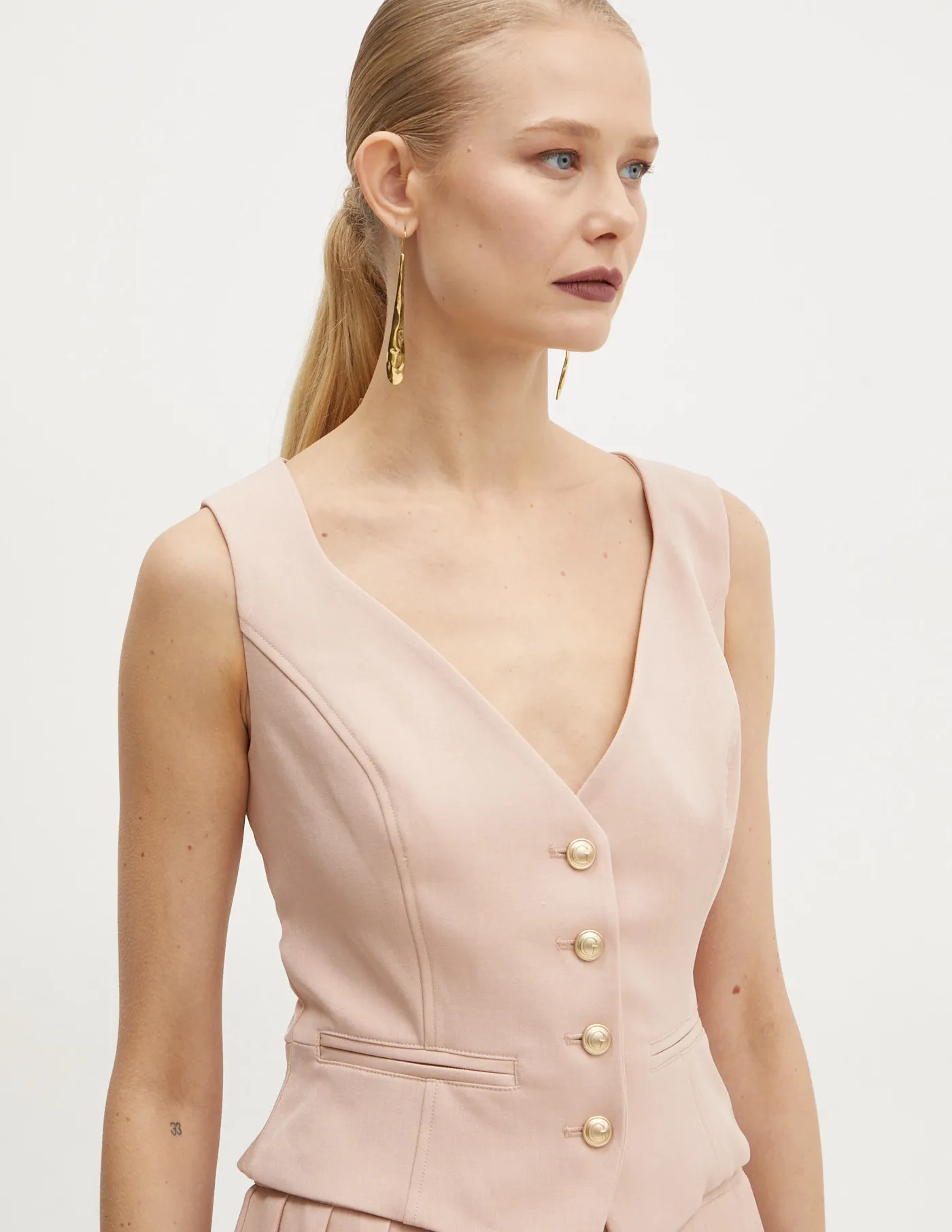 

Жилет Guess, розовый
