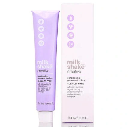 

Краска для волос Milk Shake Creative, натуральный пепельный светло-русый, стойкая краска 100 мл Milk_Shake
