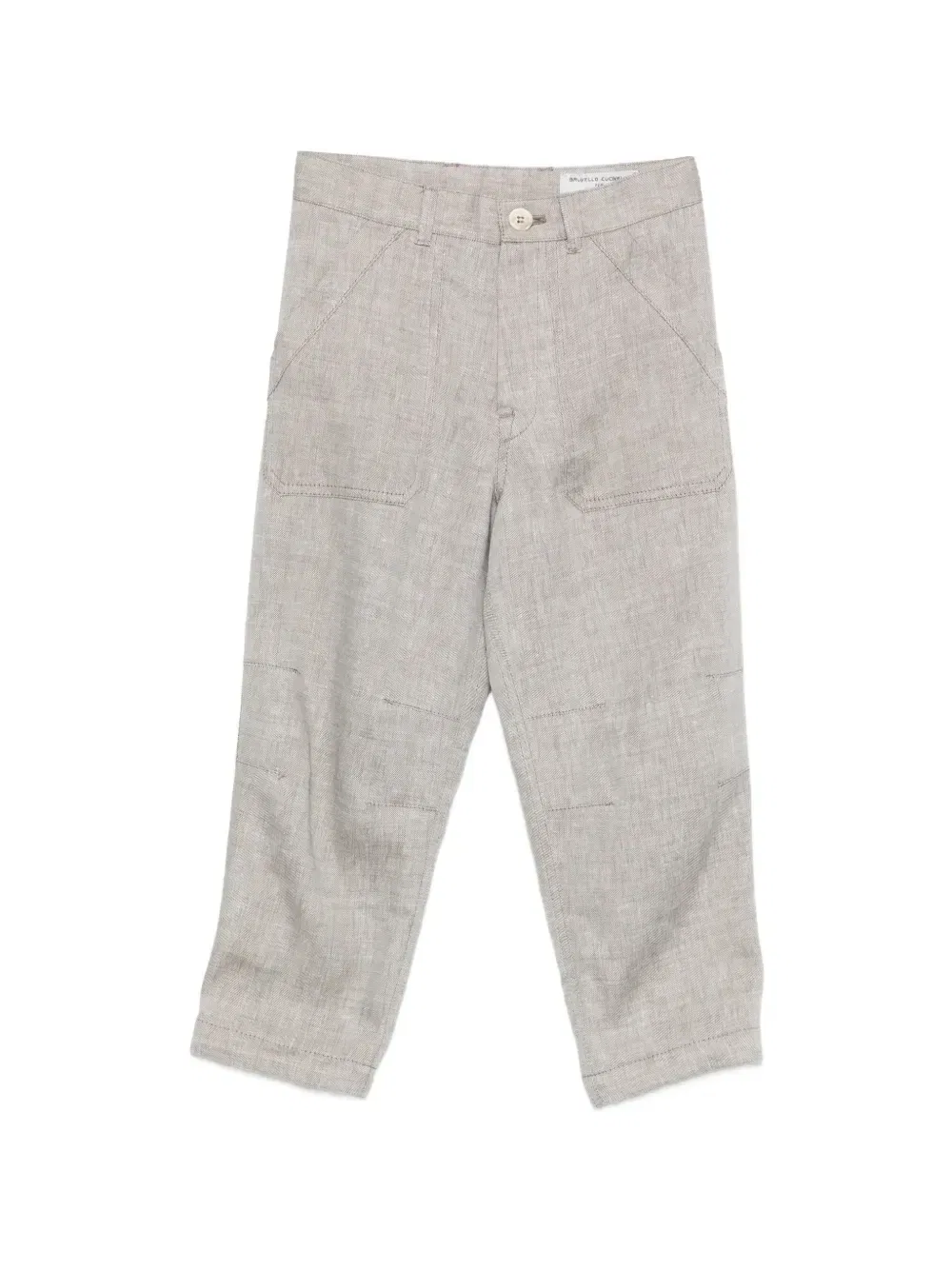 Брюки Brunello Cucinelli Kids, серый