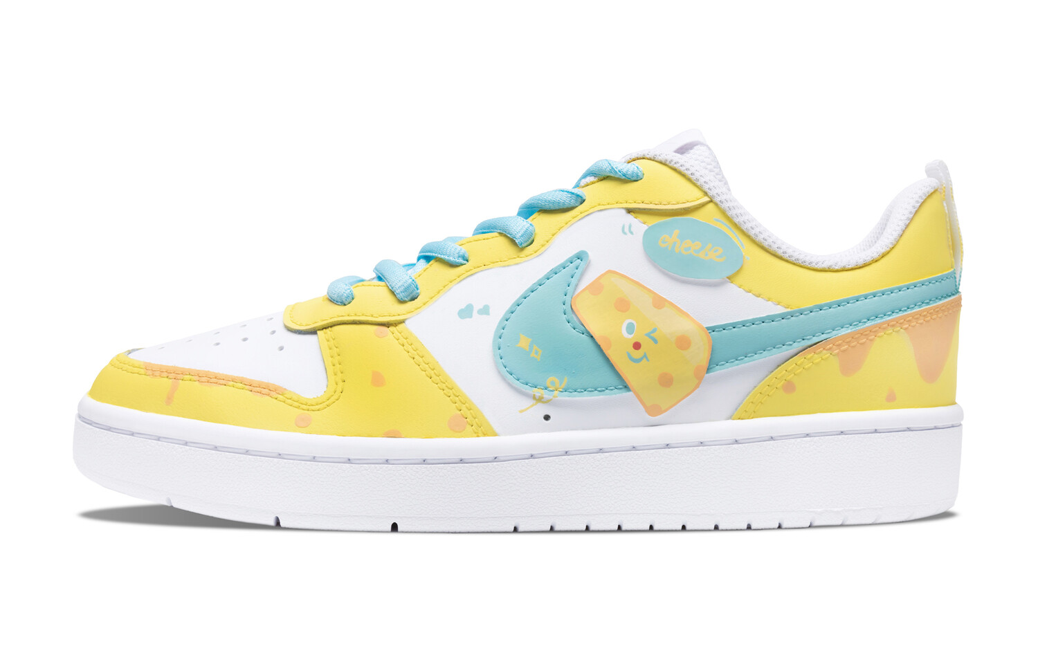 

Кроссовки Nike Court Borough Skateboarding Shoes Women's Low-top Yellow, желтый
