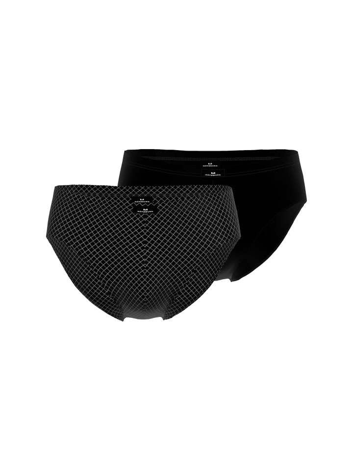 

Götzburg Трусы, 2 шт., X-Lastic, черно-темная клетка