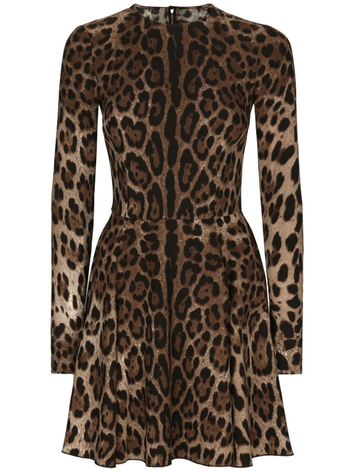 

Dolce & Gabbana короткое платье с леопардовым принтом, коричневый