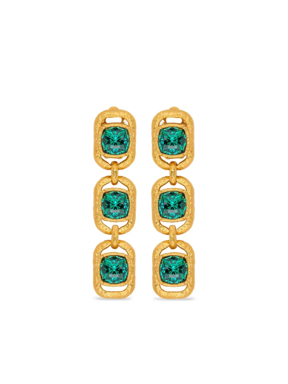 

Цепочные серьги с кристаллами Oscar de la Renta, золотой