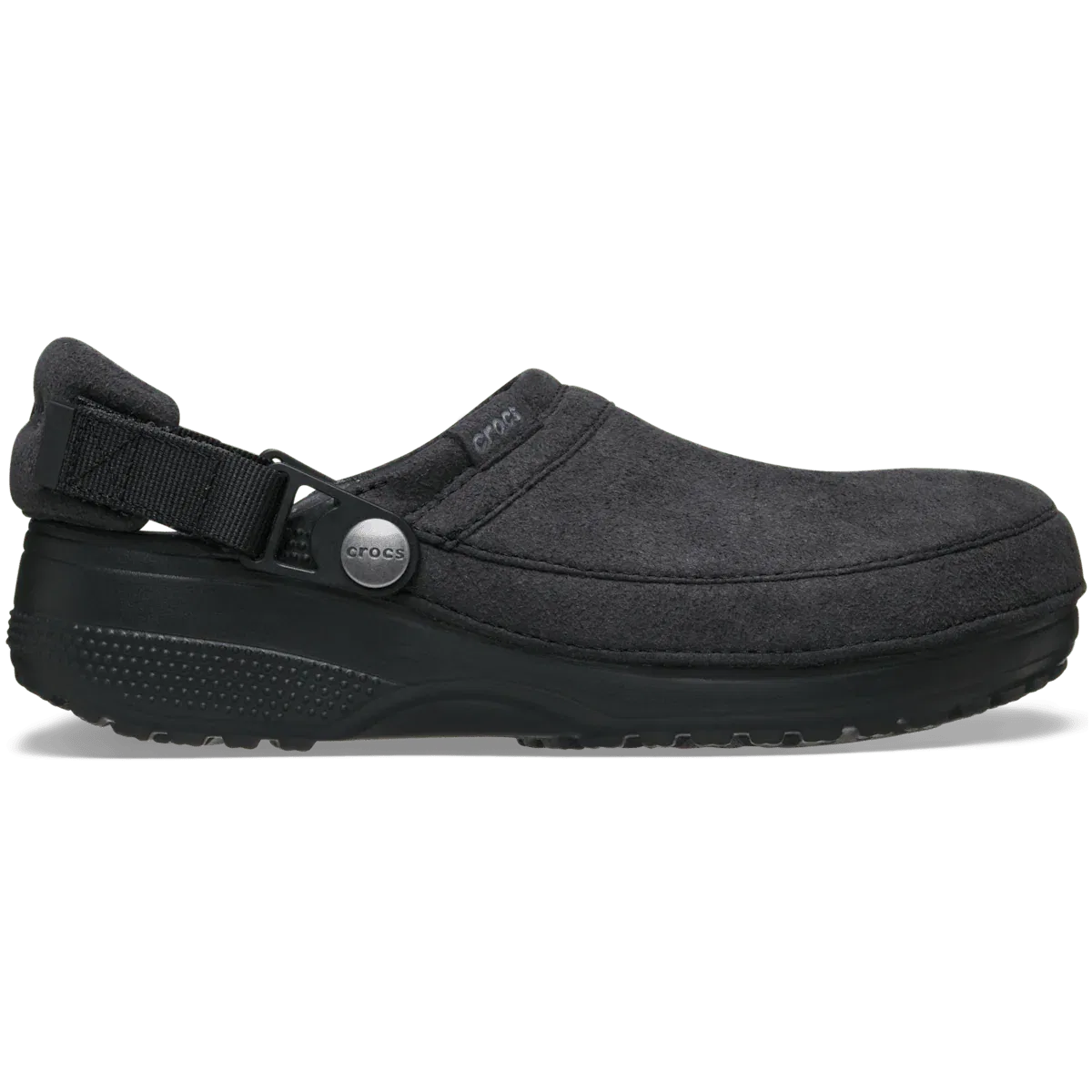 Классические сабо из веганской замши ручной работы Crocs, черный