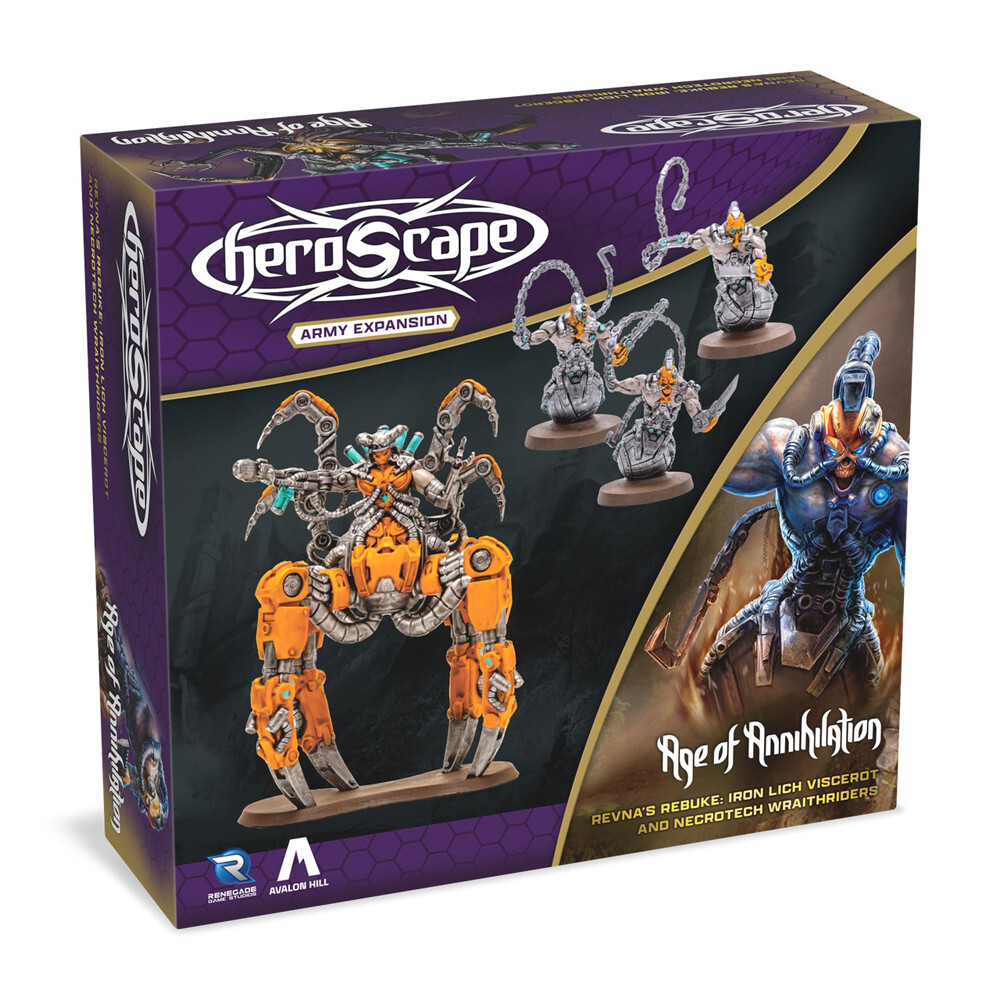 

Настольная игра Renegade Game Studios Heroscape: Revna's Rebuke - Iron Lich and Necrotech Wraithriders