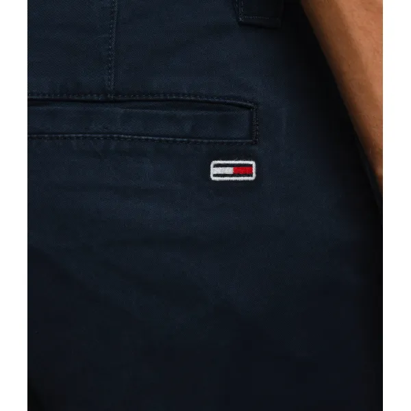 Брюки-Чиносы узкого кроя в стиле скантон Tommy Hilfiger, синий — фото 4