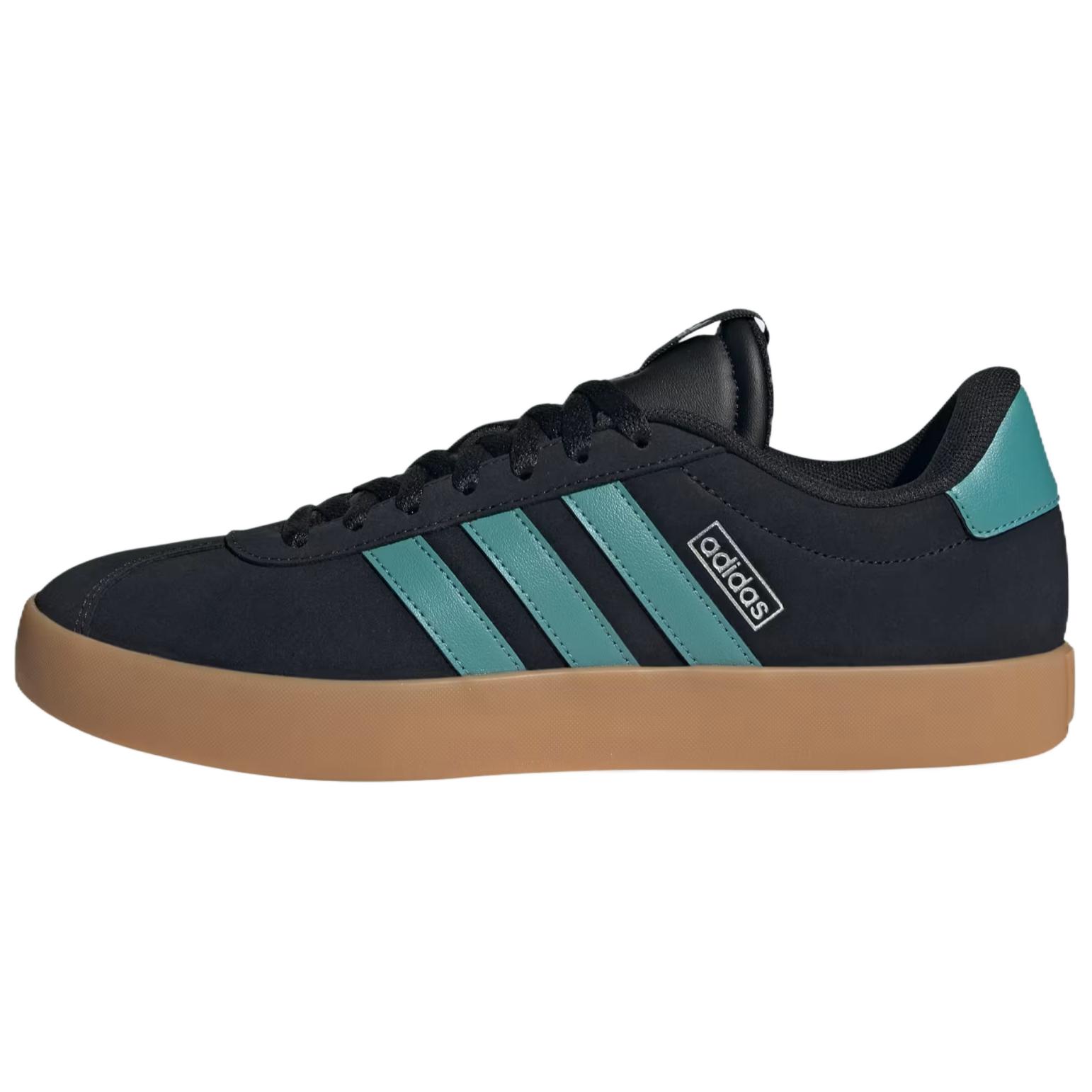 

Adidas Кроссовки для скейтбординга VL COURT 3.0 с противоскользящей подошвой, износостойкие, мужские, цвет черный, голубой