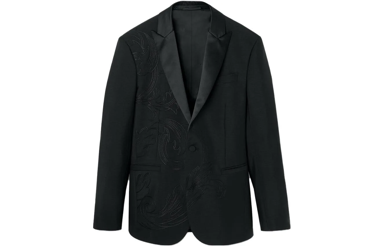 VERSACE Костюм Business Suits Men's Black Moderate — фото 3