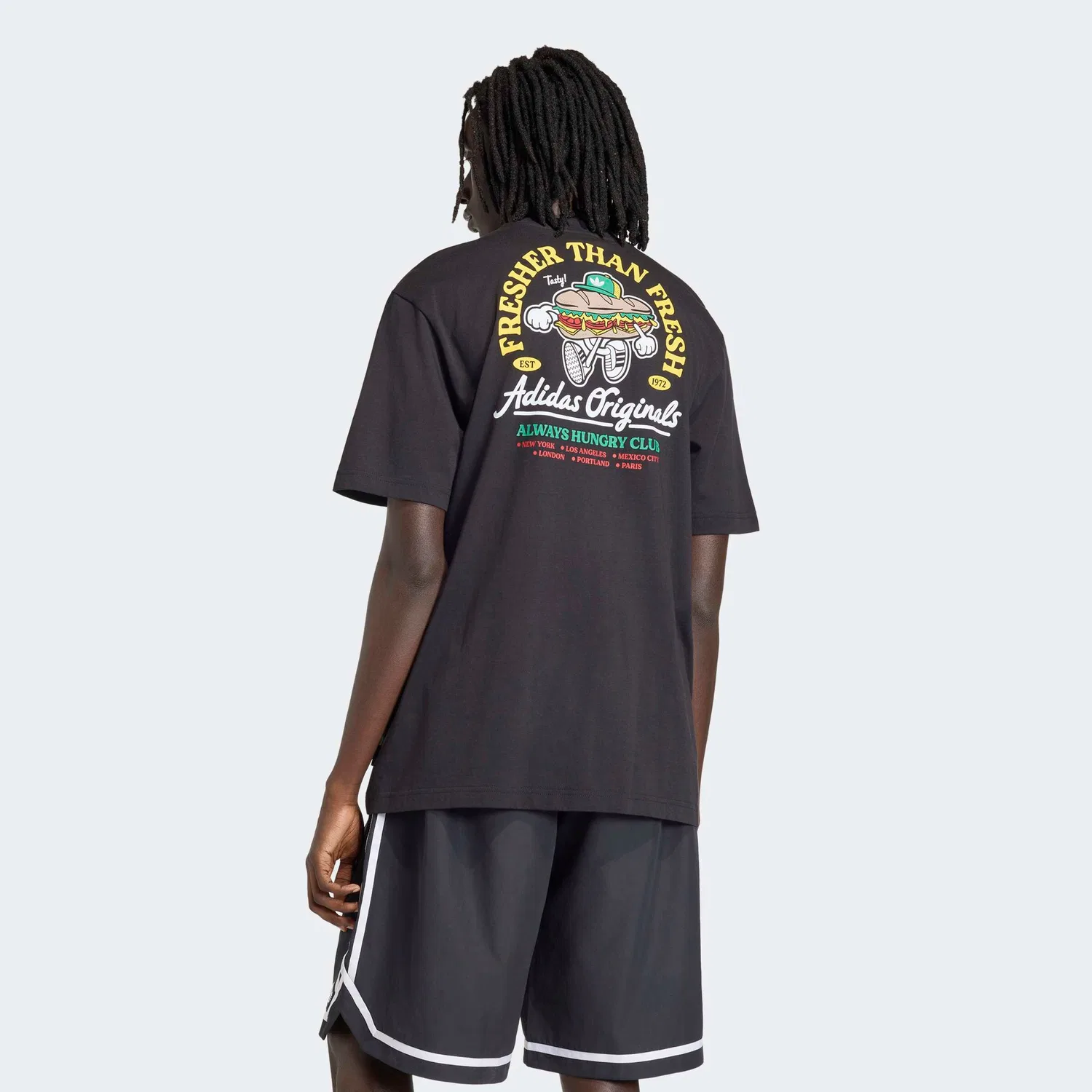 Футболка Adidas Originals серого цвета — фото 3