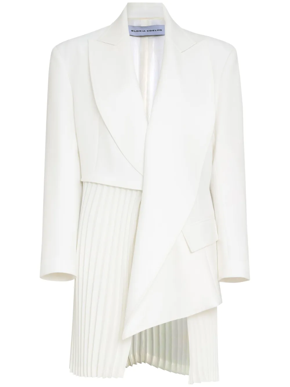 

Блейзер со складками Gloria Coelho, белый