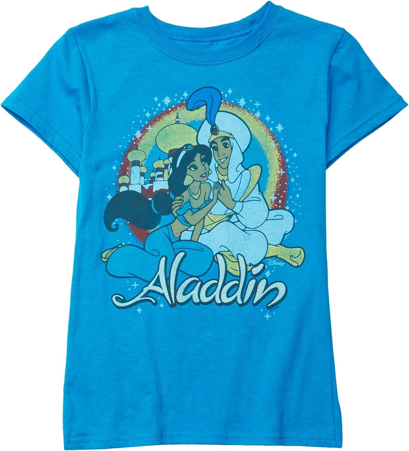 

Футболка Junk Food Kids Disney Aladdin & Jasmine T-Shirt, цвет Turquoise