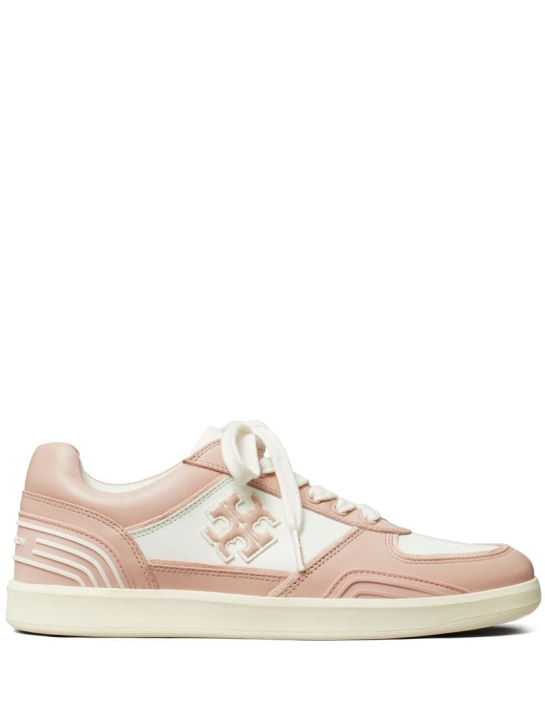

Tory Burch кроссовки Clover Court со вставками, розовый