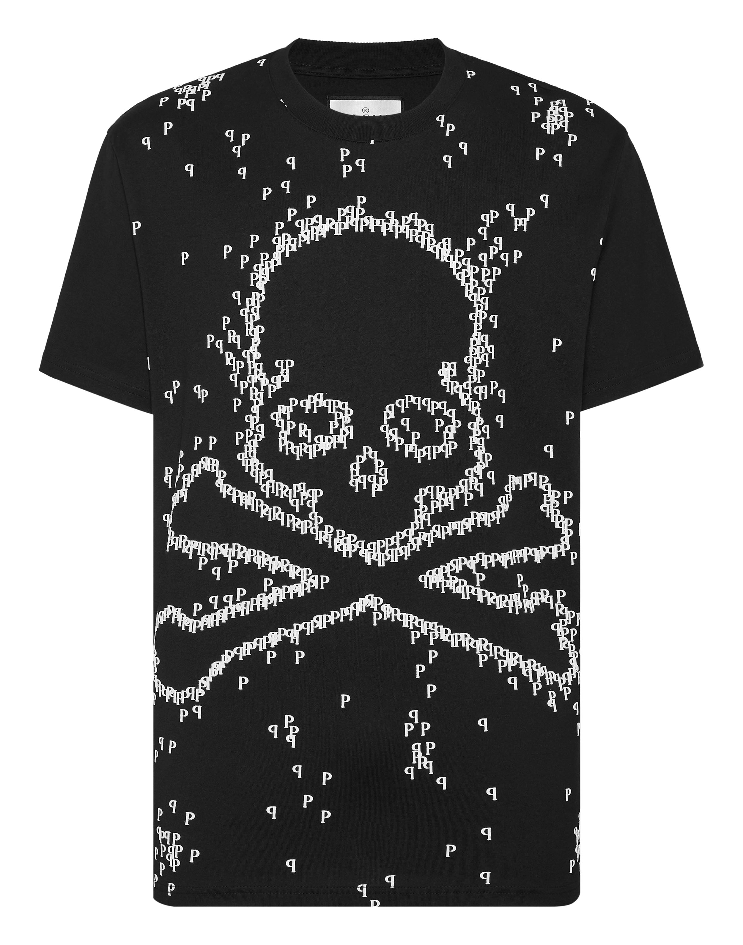 

Футболка с круглым вырезом SS Skull&Bones PHILIPP PLEIN, черный