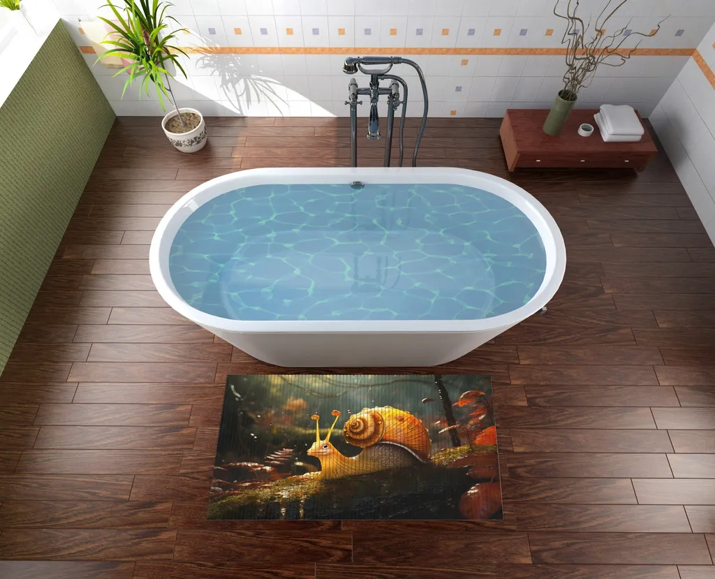 

Коврик для ванной Wallario