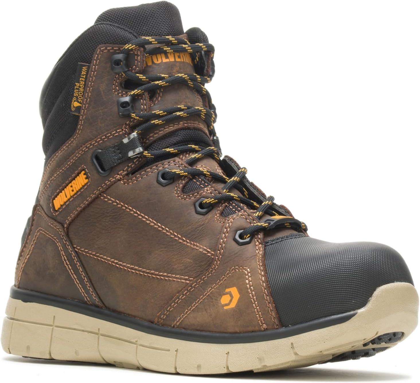 Мужские ботинки Wolverine Rigger WPF с композитным носком и средней подошвой, Summer Brown — фото 2