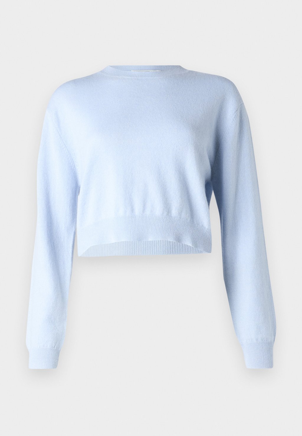 

Джемпер CROP LONG SLEEVE pure cashmere, светло-голубой