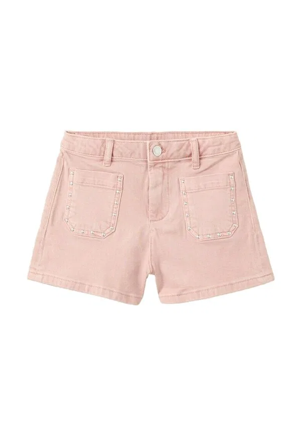 Детские джинсовые шорты Mango Kids, Pink