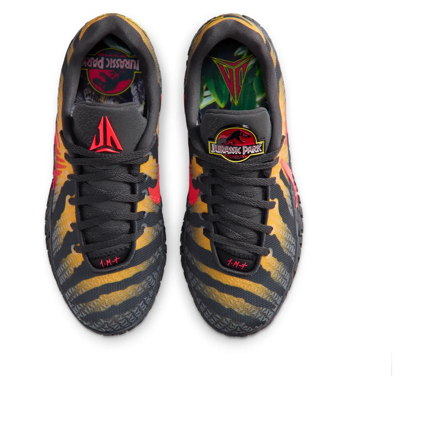 Кроссовки (GS) Nike x Jurassic Park Ja 3 'Raptor', черный — фото 3