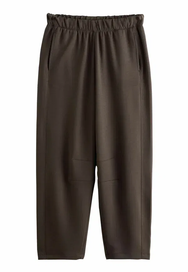 Спортивные штаны Next Regular Fit Premium Heavyweight Slinky Barrel Leg Joggers, шоколадно-коричневый