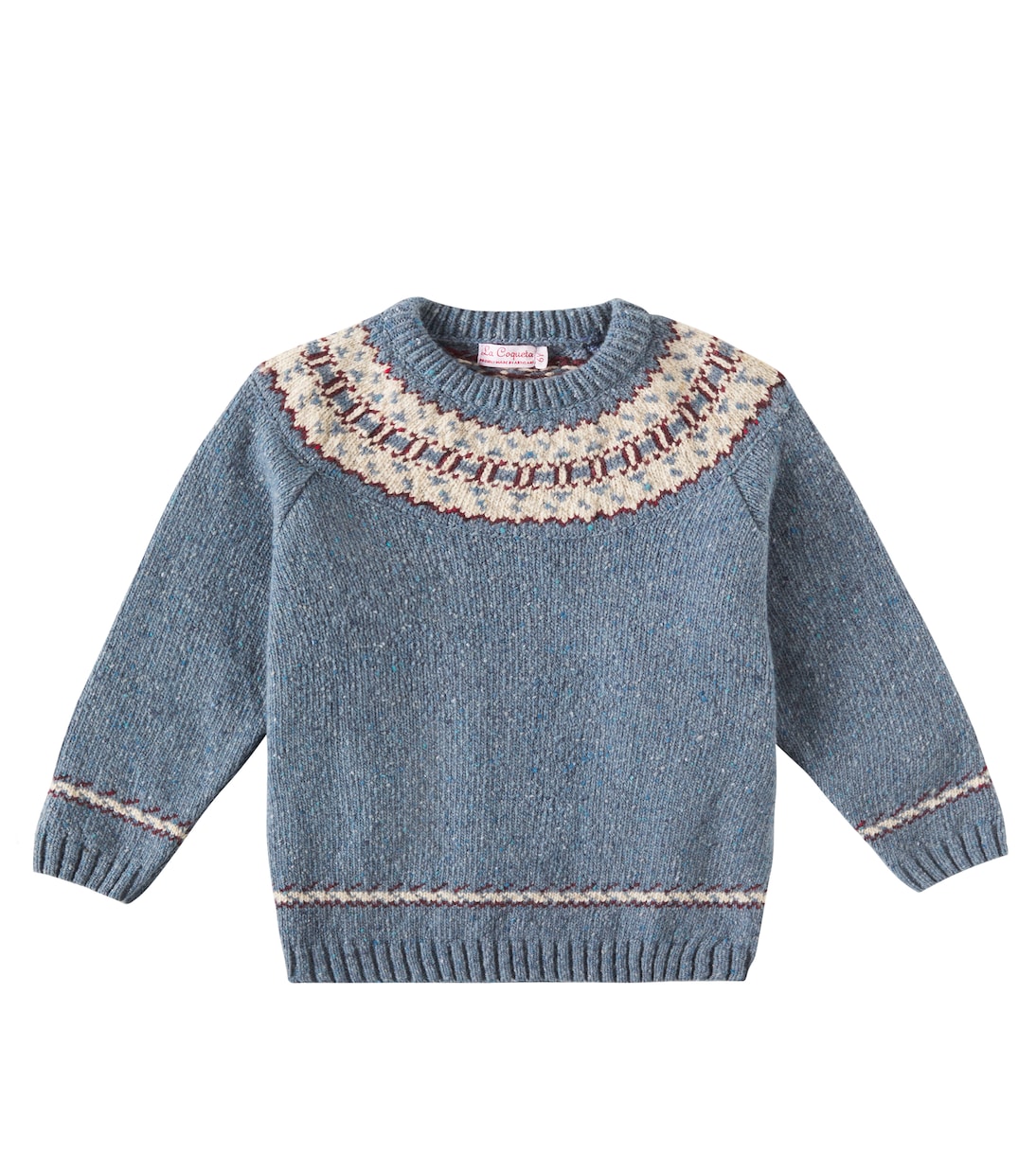

Свитер Goyo Fair Isle из смесовой шерсти La Coqueta, Dusty Blue