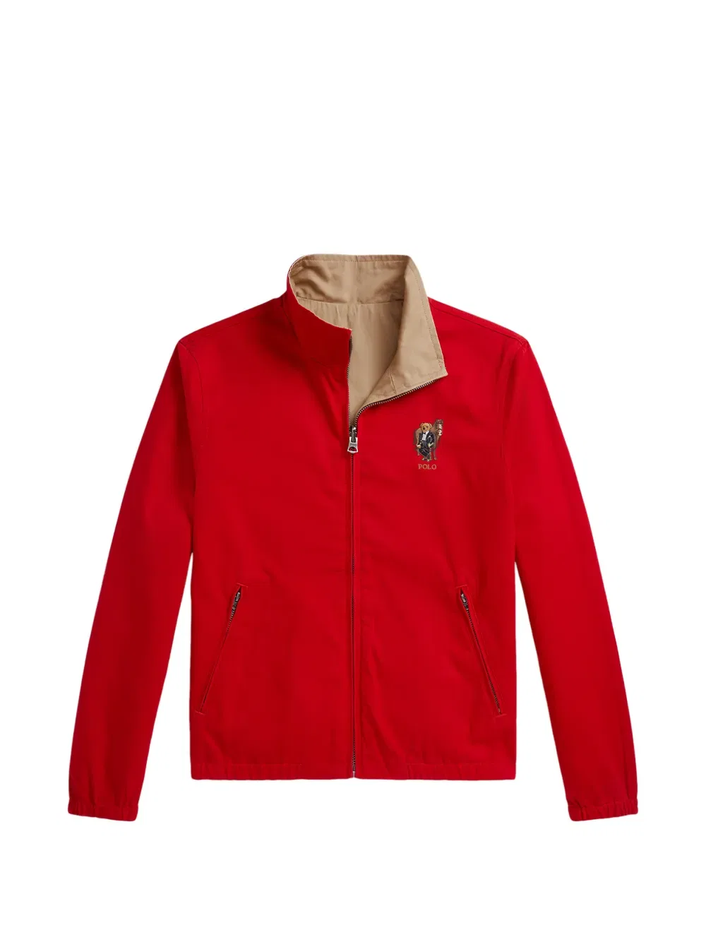 Куртка-Бомбер Polo Bear на молнии Polo Ralph Lauren Kids, красный